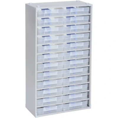 Immagine di Allit 464810 Cassettiera porta minuteria VarioPlus ProM 57/48 (L x A P) 300 565 140 mm Argento 1 pz.