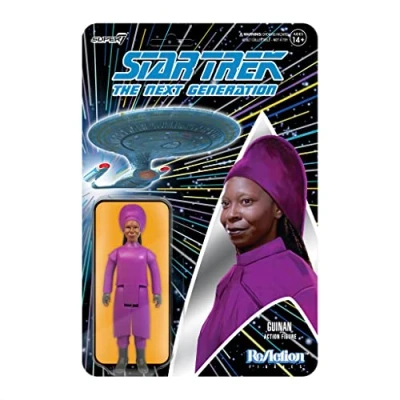 Immagine di SUPER7 Star Trek: The Next Generation ReAction Figure Wave 1 Guinan Figura da collezione