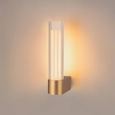 Immagine di SLV Applique LED per il bagno Lygant singola, color ottone, alluminio