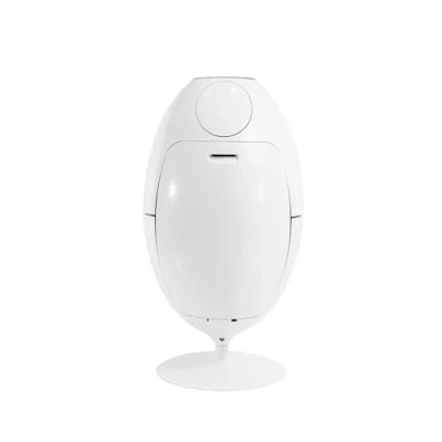 Immagine di SoldiDesign Ovetto Lacoque ABS contenitore design per la raccolta differenziata, Bianco