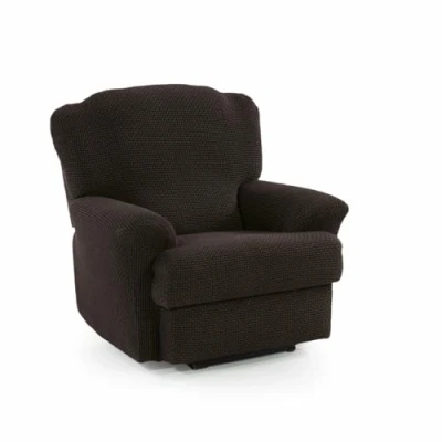 Immagine di SOFASKINS® Fodera per poltrona relax reclinabile, super elastica, copridivano dal design esclusivo, traspirante e resistente, facile da posizionare. Misura 70 90 cm. Colore marrone