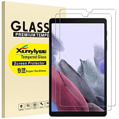 Immagine di XunyLyee [2 pezzi Pellicola Protettiva per Samsung Galaxy Tab A7 Lite (8,7 Pollic), Vetro Temperato 2021 SM T220/SM T225