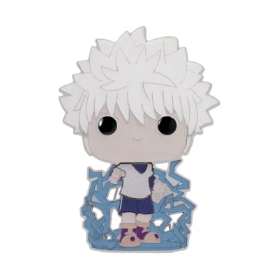 Immagine di Funko Pop! Large Enamel Pin HUNTERxHUNTER: Killua Zoldyck Chase Hunter X (HXH) Spille Smaltate Spilla da Collezione Carina per gli Zaini &amp; Borse Idea Regalo Anime Fans