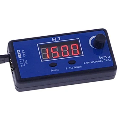 Immagine di DollaTek Servo Tester Digitale, regolatore di velocità del coerenza ESC per Display acceleratore Motore Auto Aereo Elicottero RC