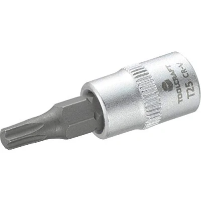 Immagine di TOOLCRAFT T25 816083 Profilo a T Inserto giravite bussola 25 1/4 (6.3 mm)