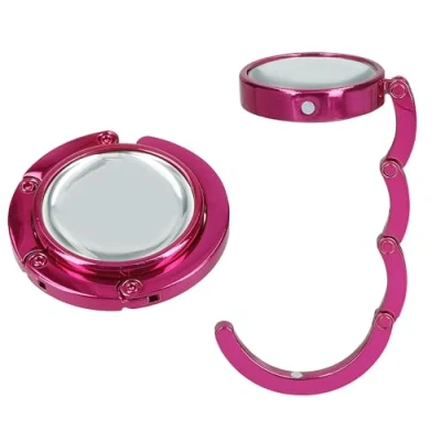 Immagine di kwmobile Set 2x Gancio Borsa da Tavolo Appendi in Alluminio Pieghevole Antiscivolo Antigraffio Appendiborsa Scrivania Max 3 kg