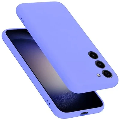 Immagine di Cadorabo Custodia compatibile con Samsung Galaxy S23 in LIQUID LILA CHIARO Coperchio protettivo silicone TPU flessibile