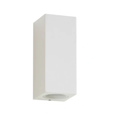 Immagine di Lucande applique da esterno Xava, up/down, bianco, a 2 luci, GU10