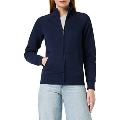 Immagine di Fruit of the Loom SS085M Felpa, Blu (Deep Navy), X Large Donna