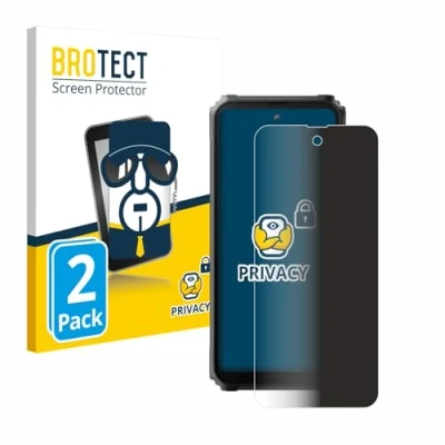 Immagine di brotect (2 Pezzi Pellicola Privacy per Blackview BL9000 [Anti Spy, Protettiva Chiara, Blue Light Filter]