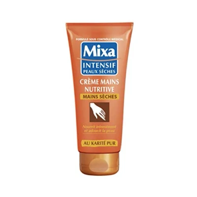 Immagine di Mixa Crema nutriente intensiva per le mani pelli secche, Confezione da 3 x 100 ml