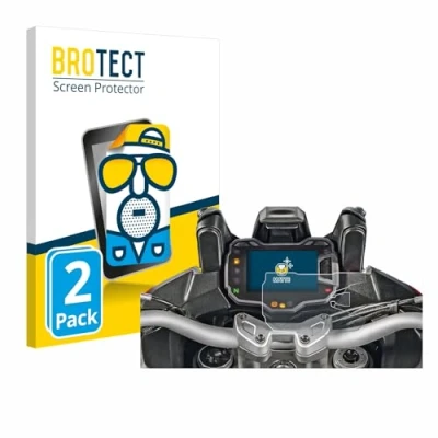 Immagine di brotect Pellicola Protettiva Opaca per Ducati Multistrada 1200 2015 Display del tachimetro Anti Riflesso (2 Pezzi)