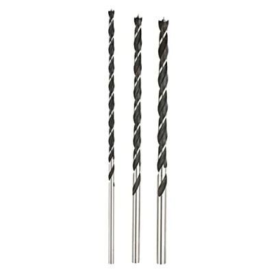 Immagine di kwb 511890 Kit punte a spirale da legno 3 parti 6 mm, 8 10 mm Lunghezza totale 250 1 pz.