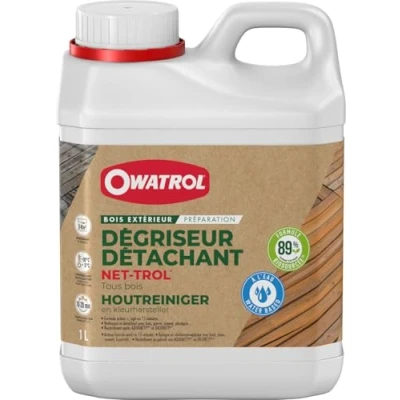 Immagine di Owatrol NET TROL Detergente legno e sbiancante, 2,5 litri, fusto.
