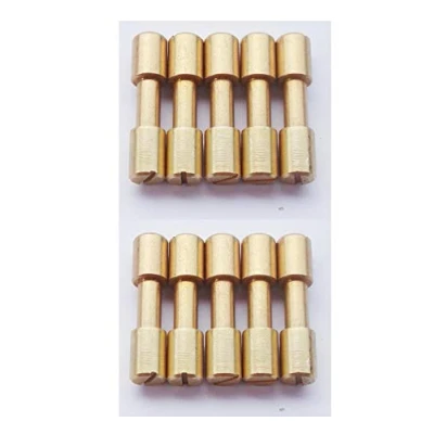 Immagine di Viteria Corby in ottone, viti EDC per coltelli EDC, maniglie fai da te, rivetti, confezione 10 (25mm)