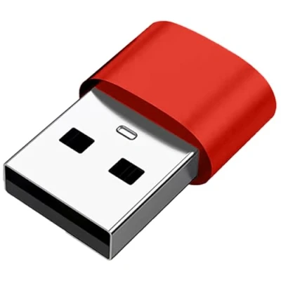 Immagine di ZHENZQ 1 adattatore USB tipo C femmina a 2.0 maschio, cavo di ricarica OTG (rosso)