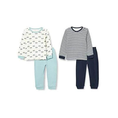 Immagine di Care Pyjama Set, 2 Pack, Set Tutine Per La Notte Unisex Bimbi 0 24, Tourmaline (8090), 3 6 mesi