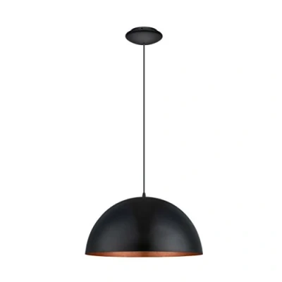 Immagine di Eglo GAETANO 1 illuminazione da soffitto Nero, Rame E27