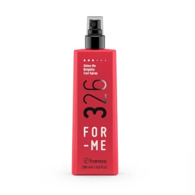 Immagine di Framesi For Me Curl&amp;Volume Shine Brightly Curl Spray Per Ricci 326 200 ml