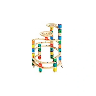 Immagine di Quadrilla QUA E6008 Wooden Marble Run Builder Cyclone High Quality Safe play Smart for Family Time Playing Together