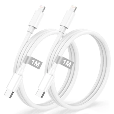 Immagine di Cavo USB C Lightning 1M 2Pezzi[Certificato Apple MFi], i Phone USBC Carica Rapida Ricarica iPhone Filo Caricatore per 14 13 12 11 Pro Max/Mini/XS/XR/8/iPad
