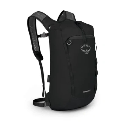 Immagine di Osprey daylite Cinch Pack Zaino per Uso Quotidiano E Brevi Spostamenti Unisex, Black O/S
