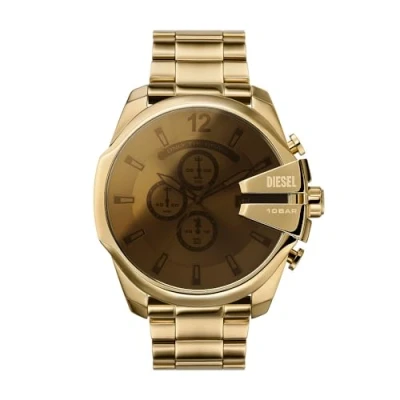 Immagine di Diesel MEGA Chief Cronografo goldcoloured, Uomo, Taglia: One Size, Gold coloured