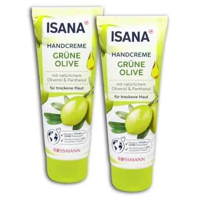 Immagine di ISANA Set di 2 creme per le mani, verde oliva, x 100 ml