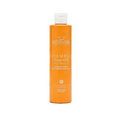 Immagine di Maternatura, Shampoo Doposole ai Fiori di Melograno, Restituisce Idratazione Capelli dopo l&#039;Esposizione al Sole, Beauty Routine Mare, Certificato Bio, Made in Italy 250 ml
