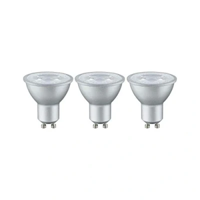 Immagine di Paulmann 28581 LED (monocolore) ERP G (A G) GU10 4 W Bianco caldo (Ø x A) 51 mm 55 3 pz.