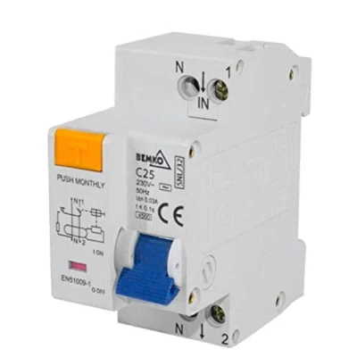 Immagine di Bemko 5SM60142 Interruttore Combinato Fi/LS 2P, Bianco, B16