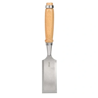Immagine di Scalpello per Legno, Piatto Con Manico in Legno da 38 Mm Cr V intaglio Del Carpentiere