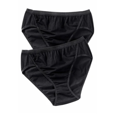 Immagine di Ulla Popken Jazz Pant 2er Pack Slip, Nero (Schwarz 10), (Taglia Produttore: 58+) Donna