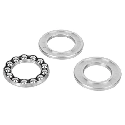 Immagine di 5 cuscinetti a sfera di spinta, 51103 assiali sfere piani precisione hardware basso rumore componenti per sopportare la manutenzione della macchina carico