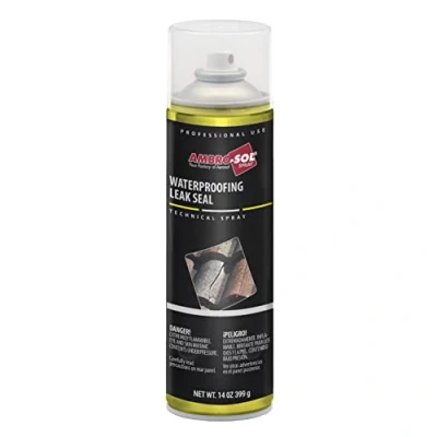 Immagine di Ambro Sol M203N Guaina Spray, Permette la Sigillatura di Fori e Crepe, Bomboletta Spray in Banda Stagnata 100% Riciclabile all&#039;Infinito da 500 ml, Nero