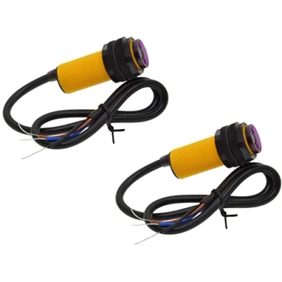 Immagine di TECNOIOT 2 Pezzi Interruttore di prossimità sensore fotoelettrico per Evitare Ostacoli a infrarossi E18 D80NK
