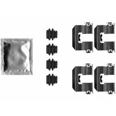 Immagine di Kit di accessori, pastiglie per freni a disco TEXTAR 82552300