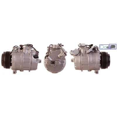 Immagine di LUCAS ACP927 Compressore Aria Condizionata PAG 46 R 134a con guarnizioni BMW: 3 Touring, 5 Sedan, 1 Hatchback