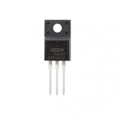 Immagine di HUABAN 10 Pezzi 5N65 650V 5A TO 220F N CHANNEL MOSFET Transistor