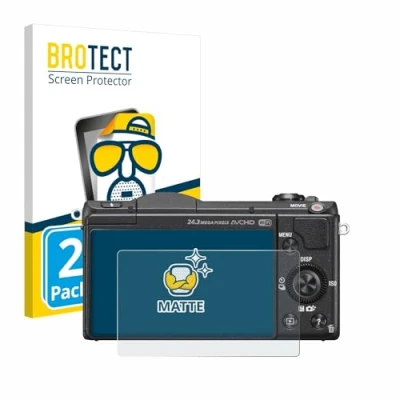 Immagine di brotect Pellicola Protettiva Opaca per Sony Alpha 5100 (DSLR A5100) Anti Riflesso (2 Pezzi)