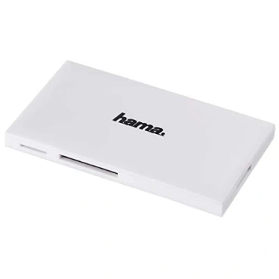 Immagine di Hama 181017 Lettore di schede USB 3.0, SD/microSD/CF/MS, Bianco