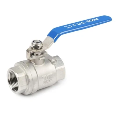 Immagine di U.S. Solid Valvola a sfera DN20 da 3/4&quot; filettatura G femmina in acciaio inossidabile 304, porta completa 2 vie