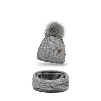 Immagine di Vivisence SET Scaldacollo, Donna, Taglia: One Size, Light grey