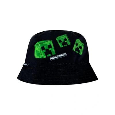 Immagine di MINECRAFT Cappello Reversibile Pescatore da Gioco Nero One Size