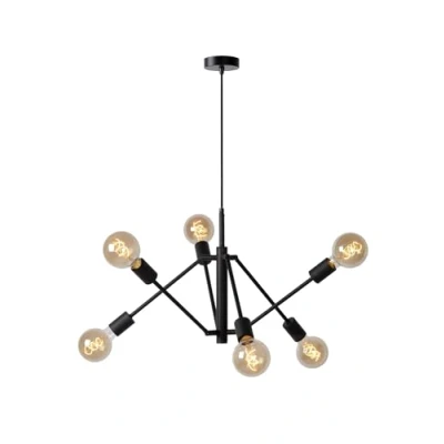 Immagine di Lucide Lampada a sospensione Lester, 6 luci, regolabile