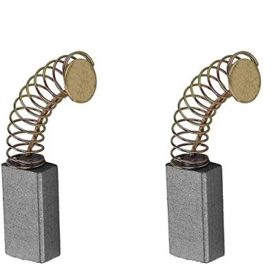 Immagine di Confezione da 2 spazzole in carbonio compatibili Bosch CSB 650 RE/CSB RET, 16 x 8 5 mm spazzola di ricambio per trapani, levigatrici e seghe circolari