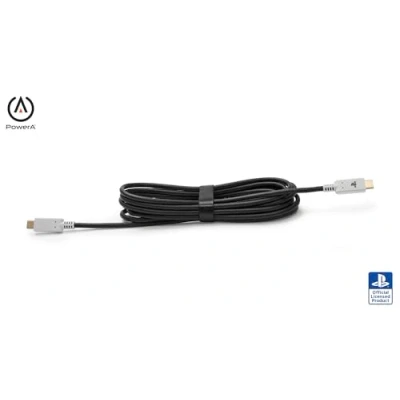 Immagine di Cavo USB C® a C PowerA da 3 metri per PlayStation®5, carica e gioca, ricarica, compatibile con DualSense Edge, PSVR2, PS Portal, licenza ufficiale