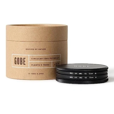 Immagine di Gobe Kit filtro per lenti UV + polarizzazione circolare (CPL) da 72 mm (1 picco)