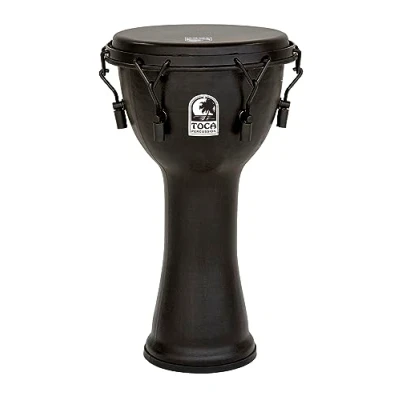 Immagine di Toca To803268 Sfdmx 10Bm Djembe Freestyle Mechanically Tuned Black Mamba 10&#039;&#039;