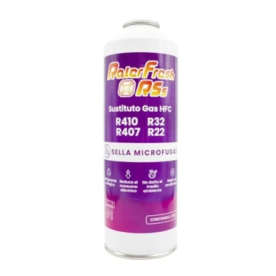 Immagine di Ralerfresh RS R410, R32, R407 e R22, ricarica di gas organico per aria condizionata Split Ecologico efficiente rapida (bottiglia RSs)